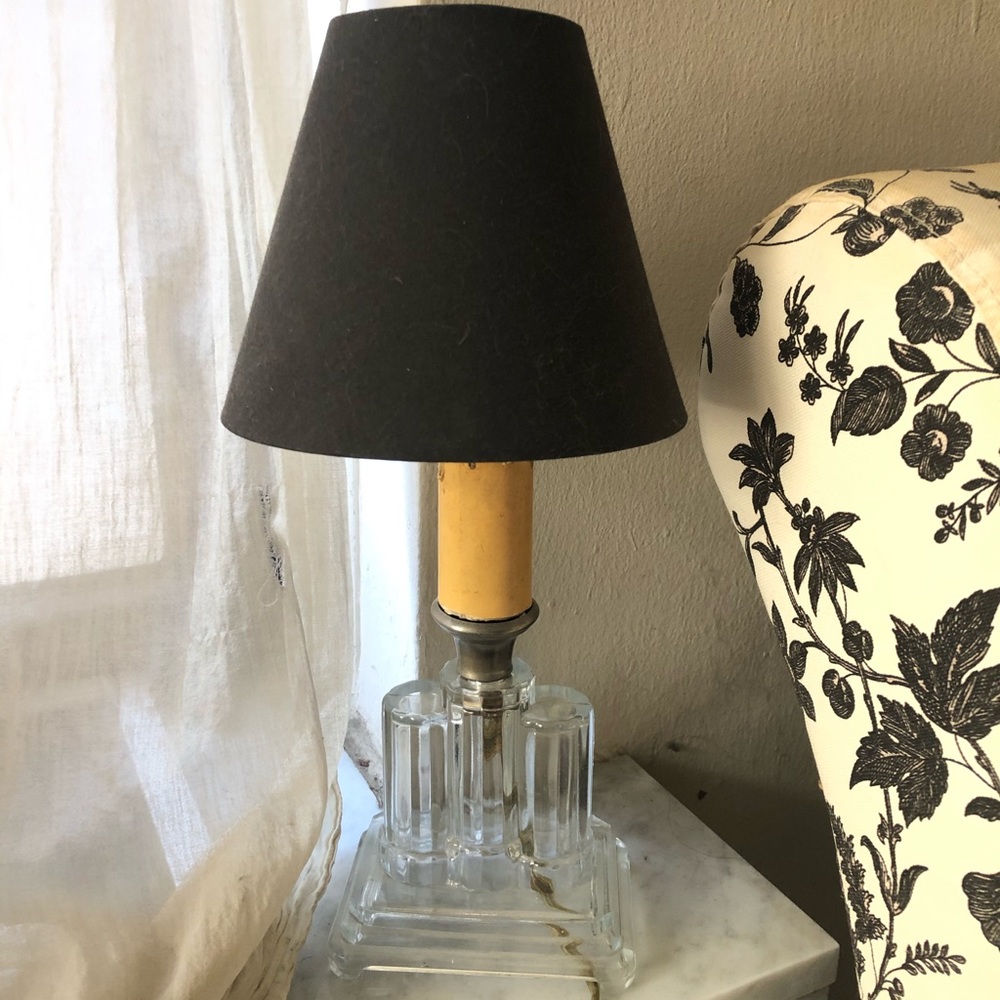 Art Deco antique accent lamp